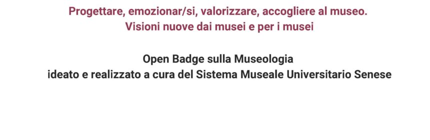 open badge museologia
