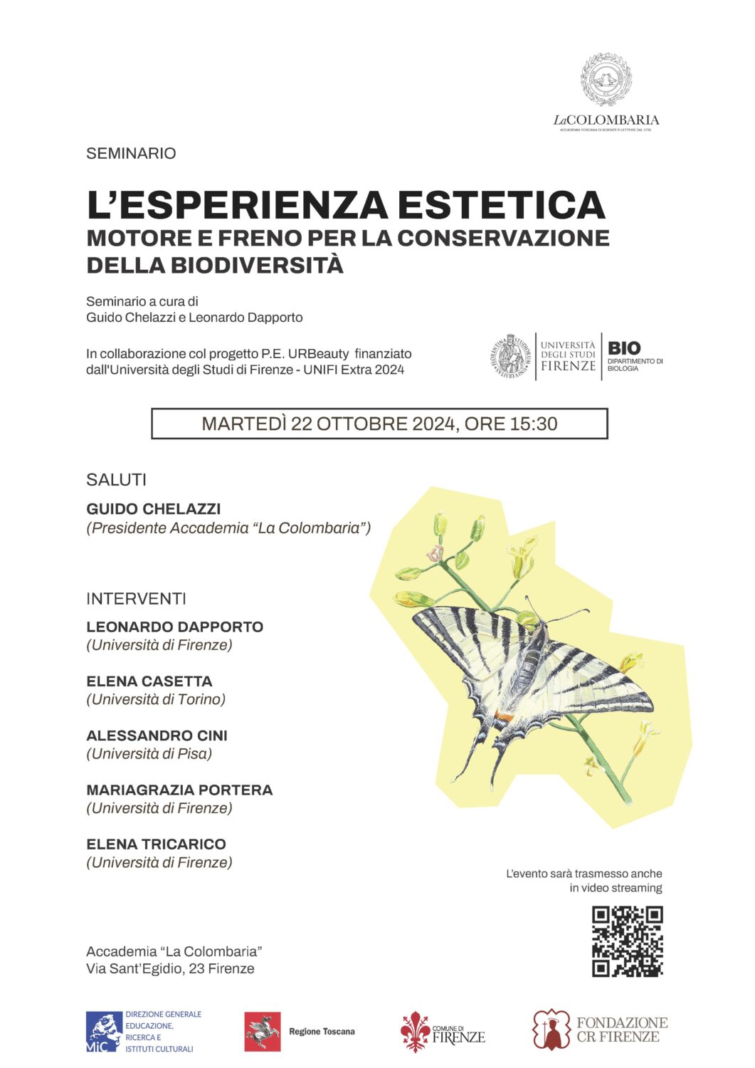 Esperienza estetica 22 ottobre 2024