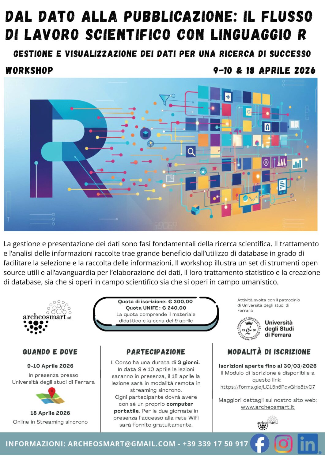 Workshop R Archeosmart